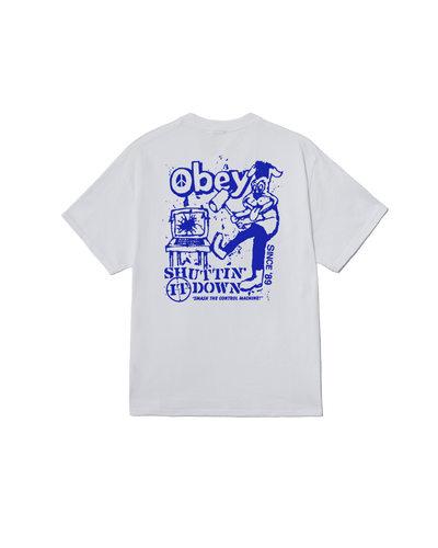 t-shirt obey OBEY SMASH THE CONTROL MACHINE TEE