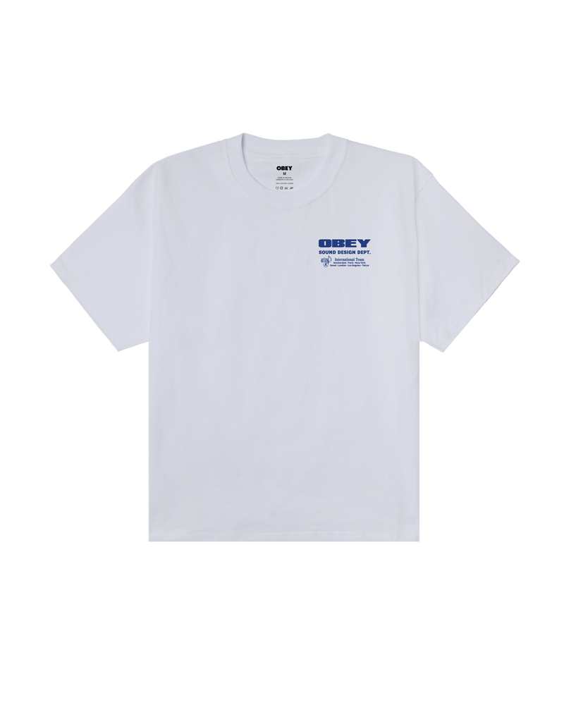 obey t-shirt Obey Sound Design Dept Tee