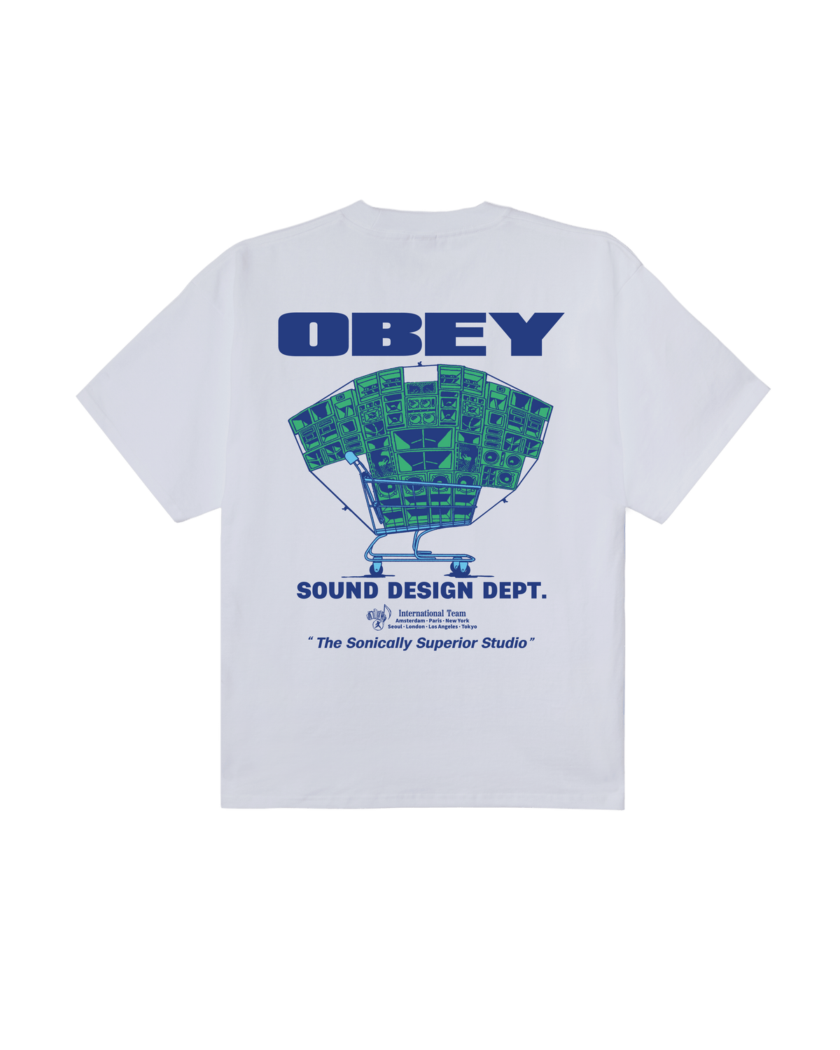 obey t-shirt Obey Sound Design Dept Tee