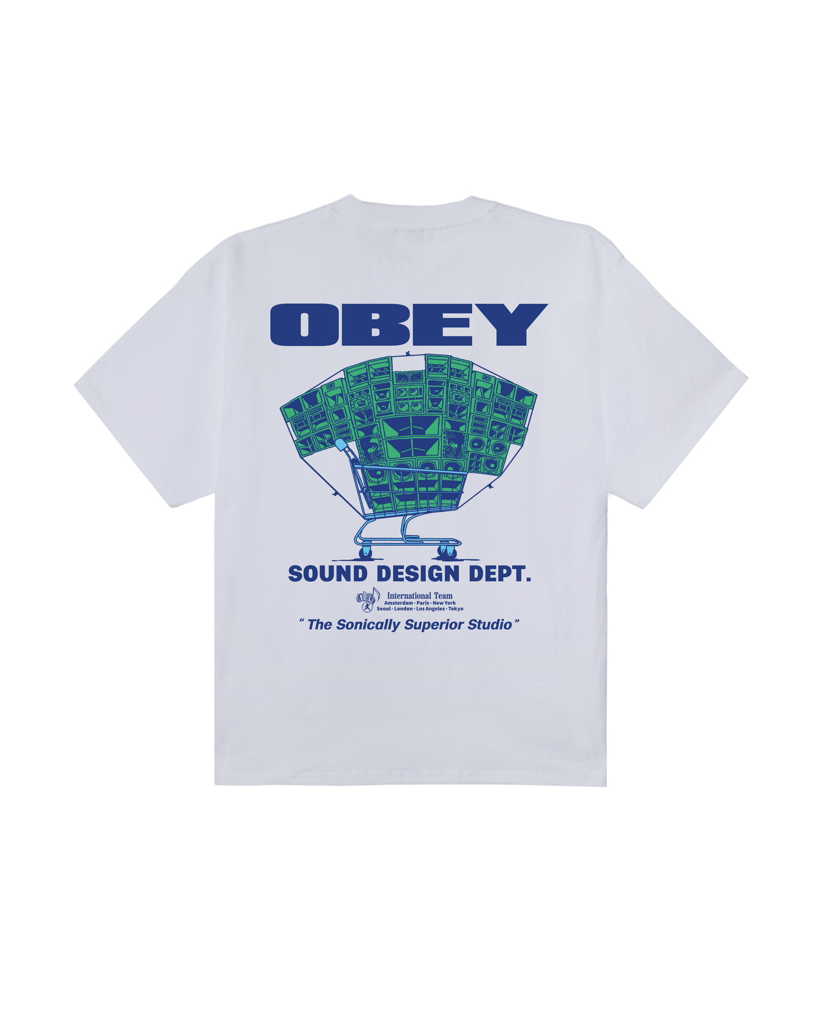 obey t-shirt Obey Sound Design Dept Tee