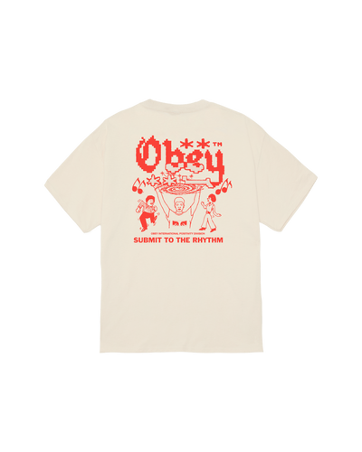 t-shirt obey OBEY SUBMIT TO THE RHYTHM TEE