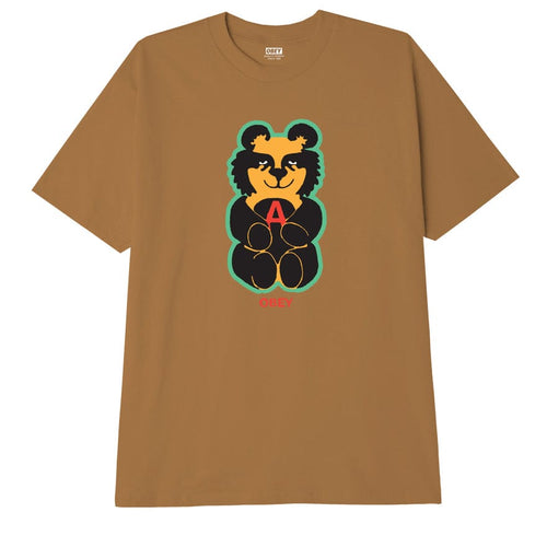 t-shirt obey OBEY TEDDY CLASSIC TEE - BROWN SUGAR