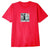 t-shirt obey OBEY THE MEDIUM IS THE MESSAGE CLASSIC TEE - RED