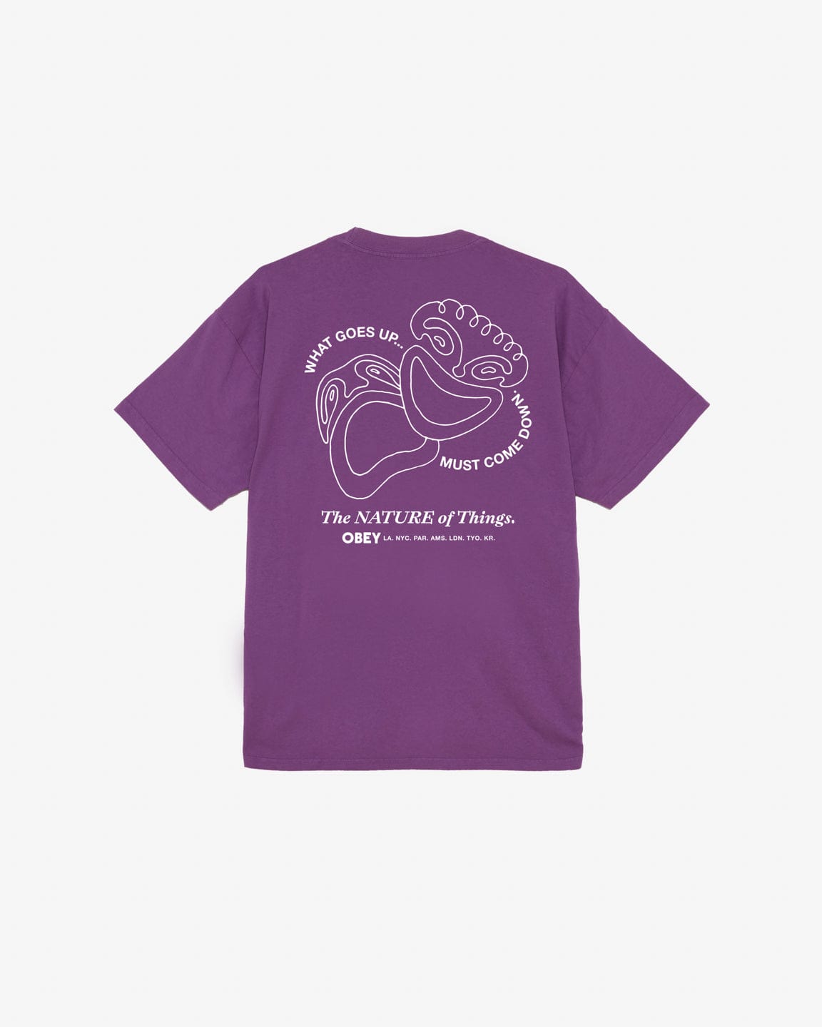 obey t-shirt Obey The Nature Of Things Heavy Weight Tee