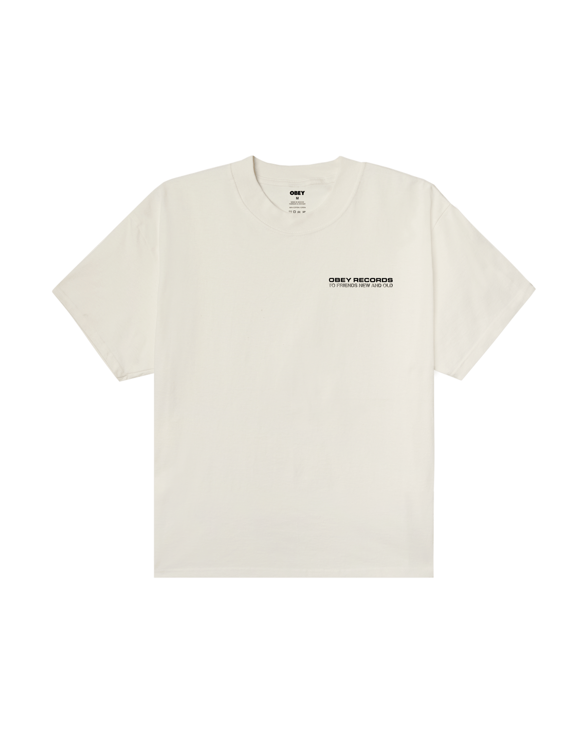 obey t-shirt Obey To New Friends And Old Tee