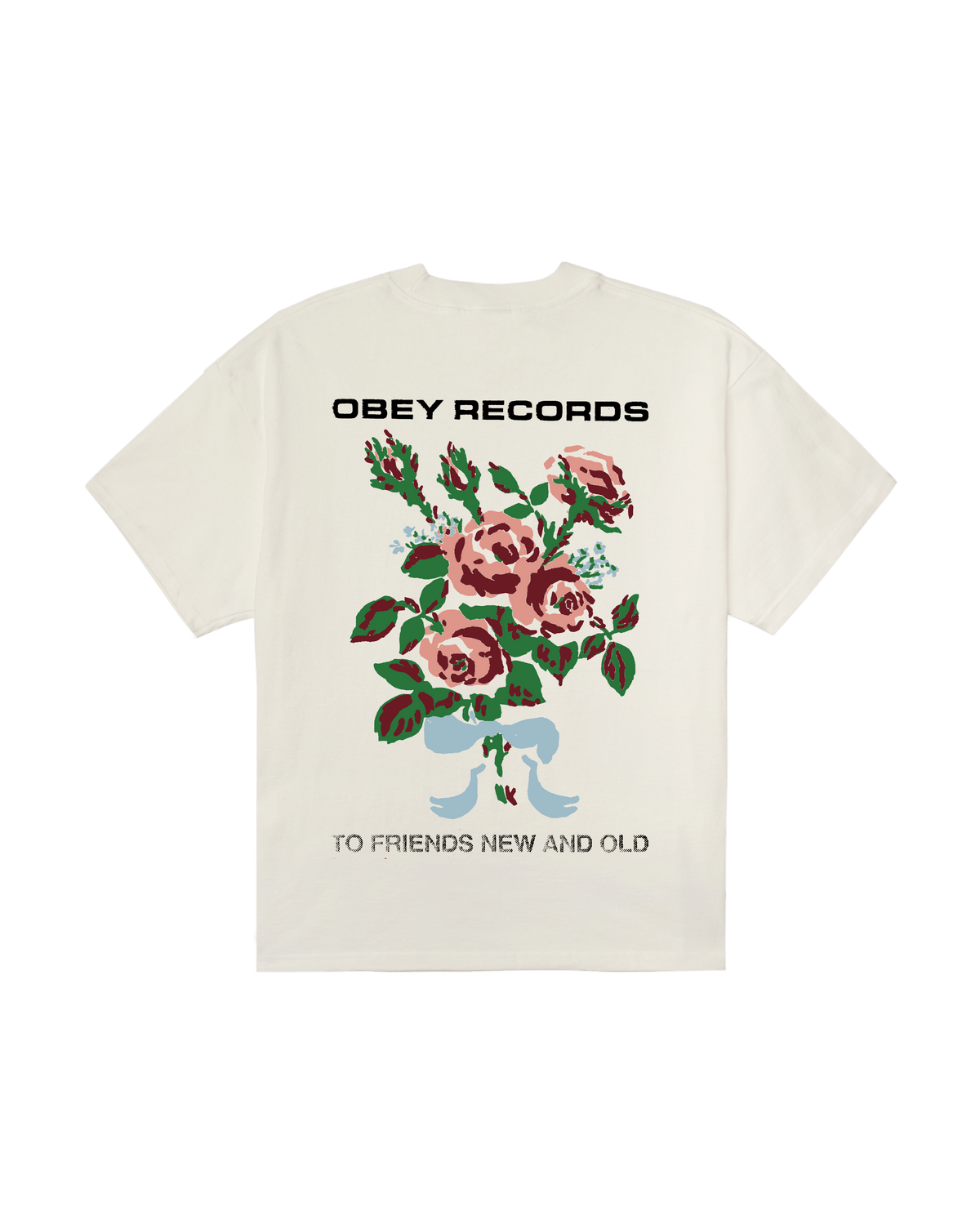 obey t-shirt Obey To New Friends And Old Tee