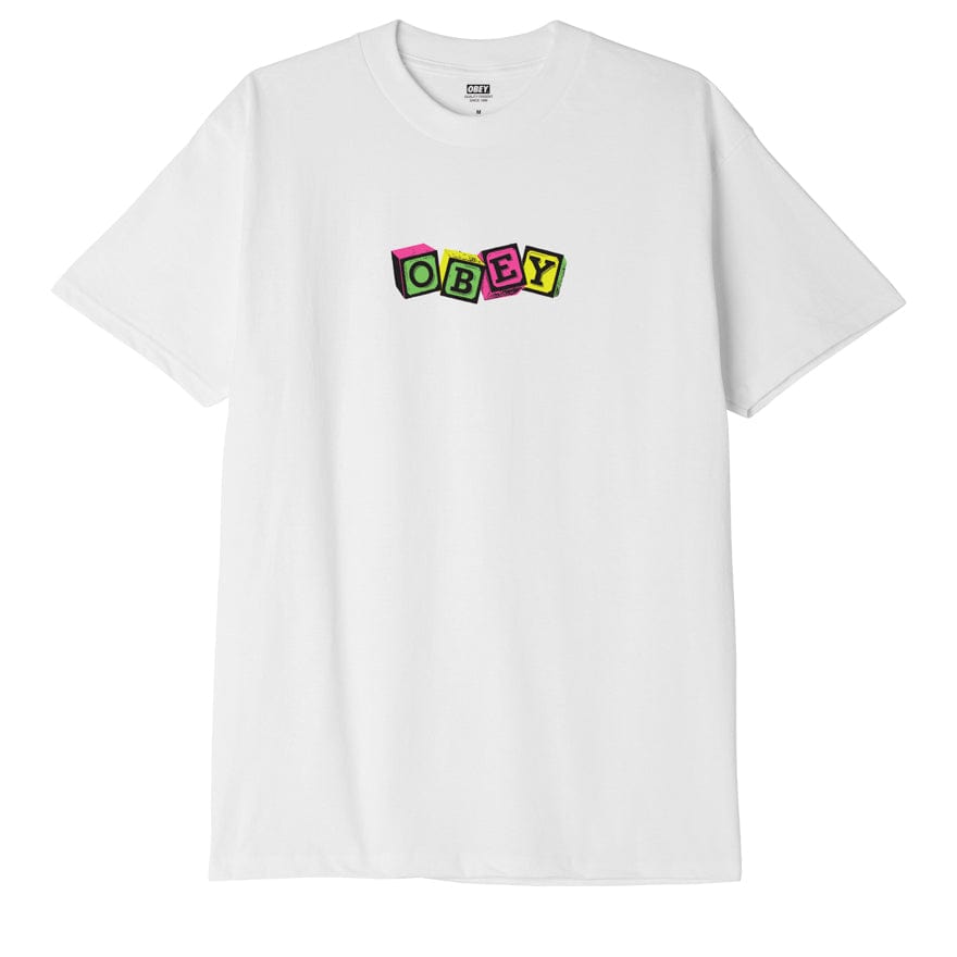 obey t-shirt OBEY TOY BLOCKS CLASSIC TEE
