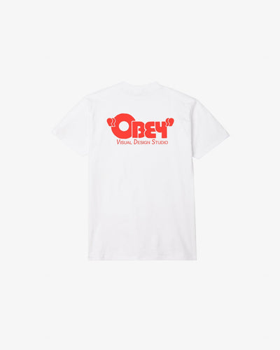 t-shirt obey OBEY VISUAL DESIGN STUDIO TEE