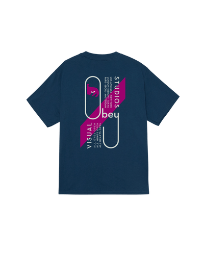 t-shirt obey OBEY VISUAL STUDIOS TEE