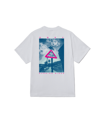 t-shirt obey OBEY WARNING SIGN TEE