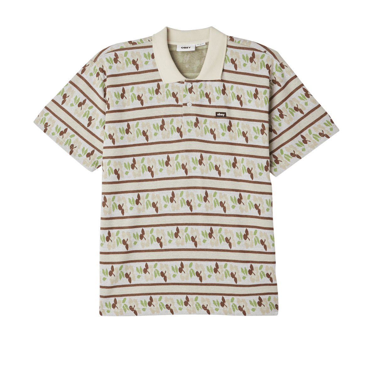obey t-shirt Pressed Jacquard Polo Ss
