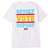 t-shirt obey REVOLT VOTE REPEAT CLASSIC T-SHIRT WHITE