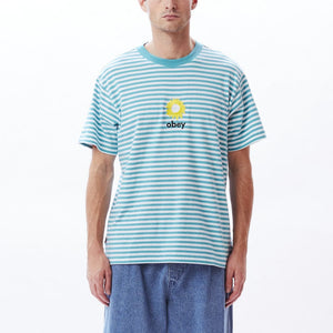 SUN STRIPE TEE SS - TURQUOISE TONIC MULTI
