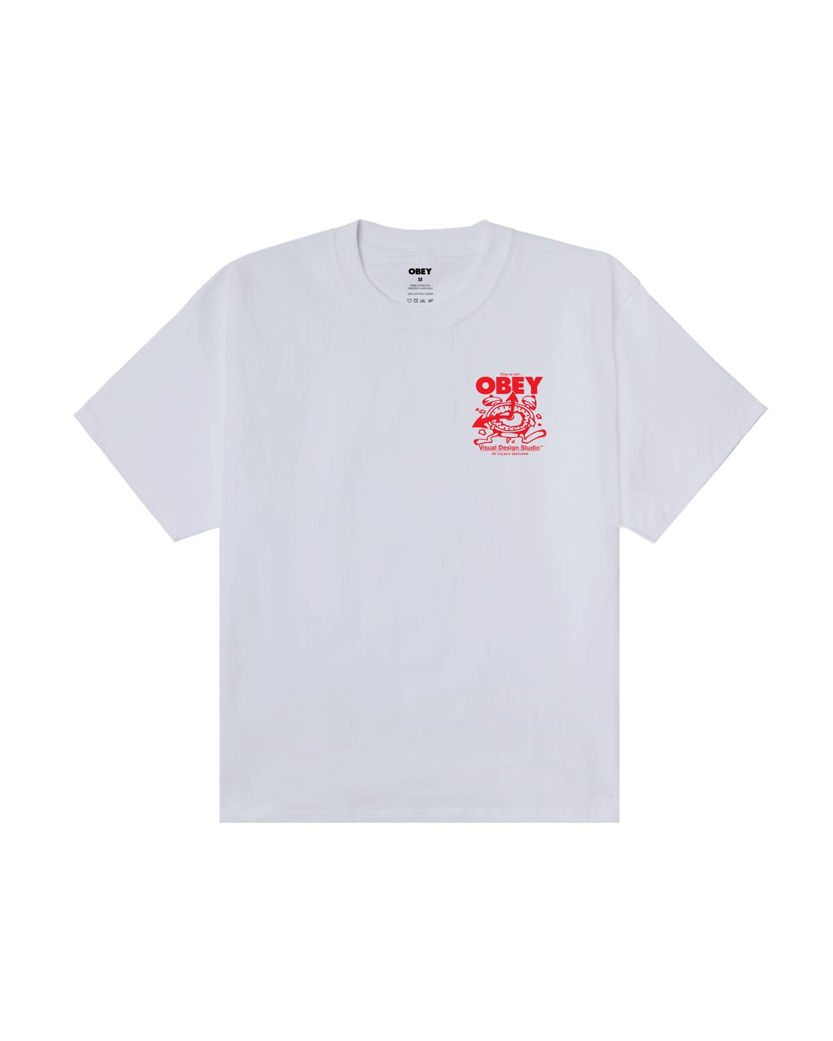 obey t-shirt Time To Call Obey Tee