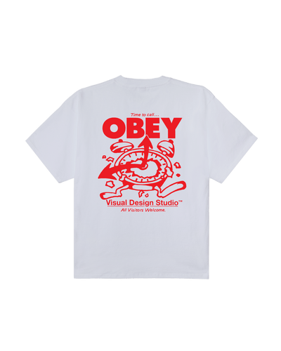t-shirt obey TIME TO CALL OBEY TEE