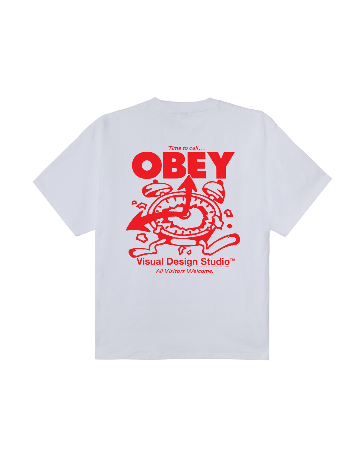obey t-shirt Time To Call Obey Tee