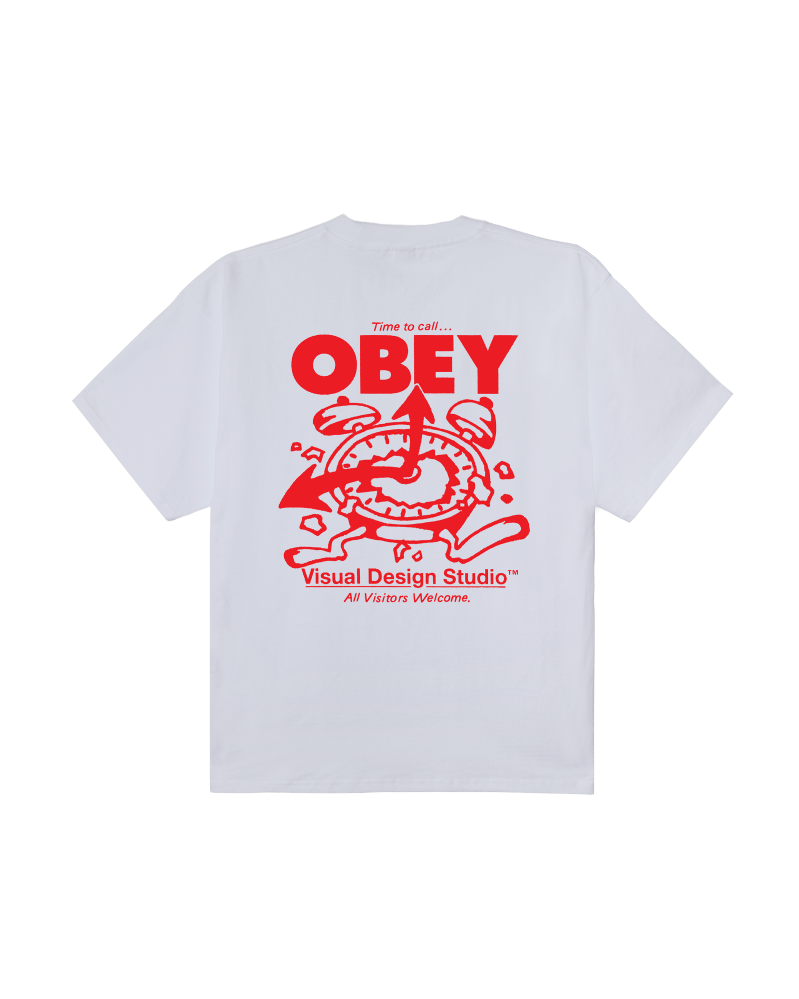 obey t-shirt Time To Call Obey Tee