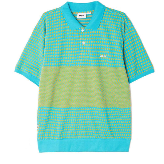 obey Token Polo Ss A.I. Aqua Multi foto 1