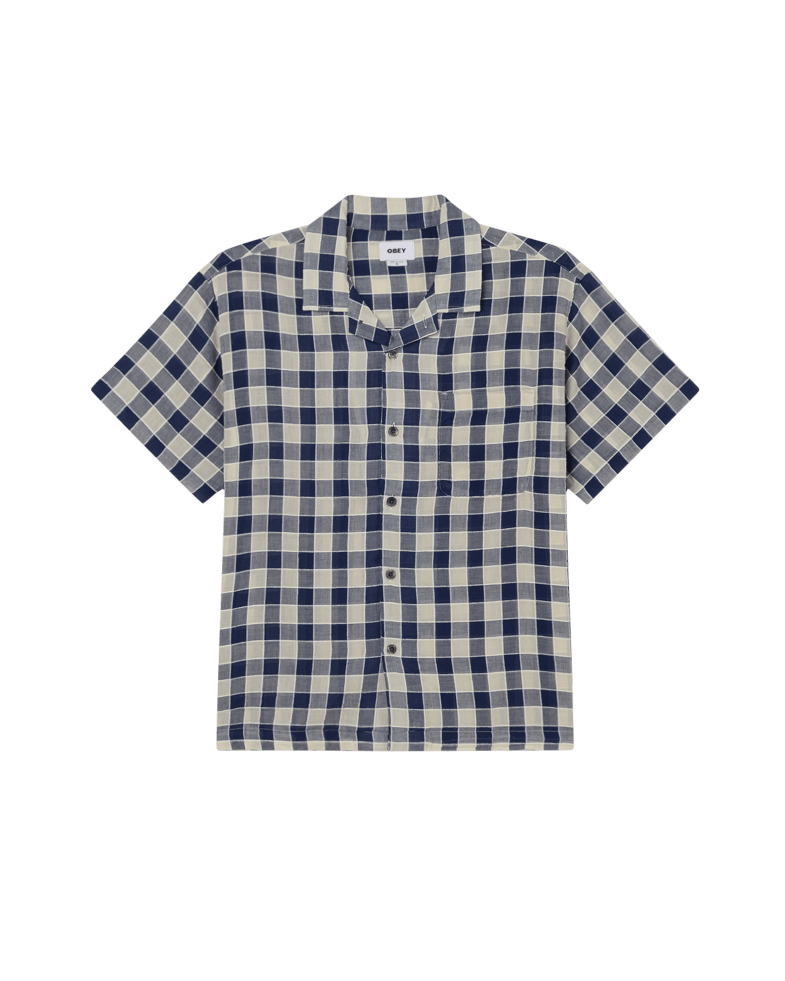 obey t-shirt Weldon Woven Ss