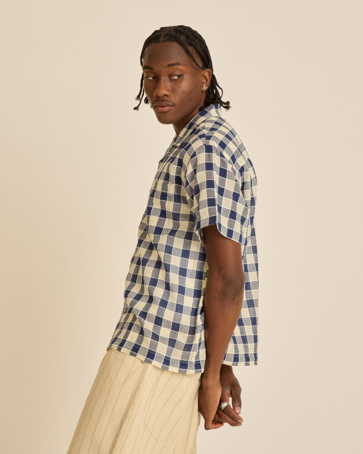 obey t-shirt Weldon Woven Ss