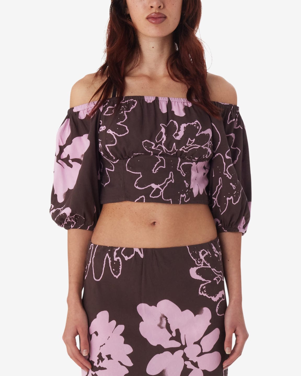 obey t-shirt Zinnia Cold Shoulder Top