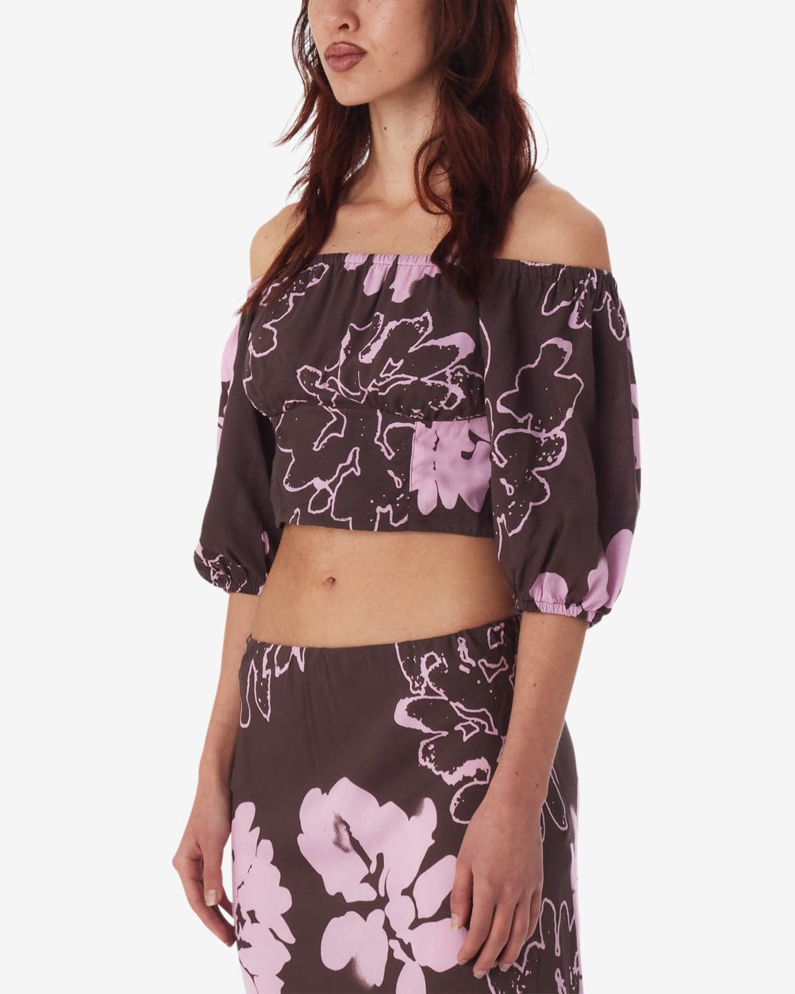 obey t-shirt Zinnia Cold Shoulder Top