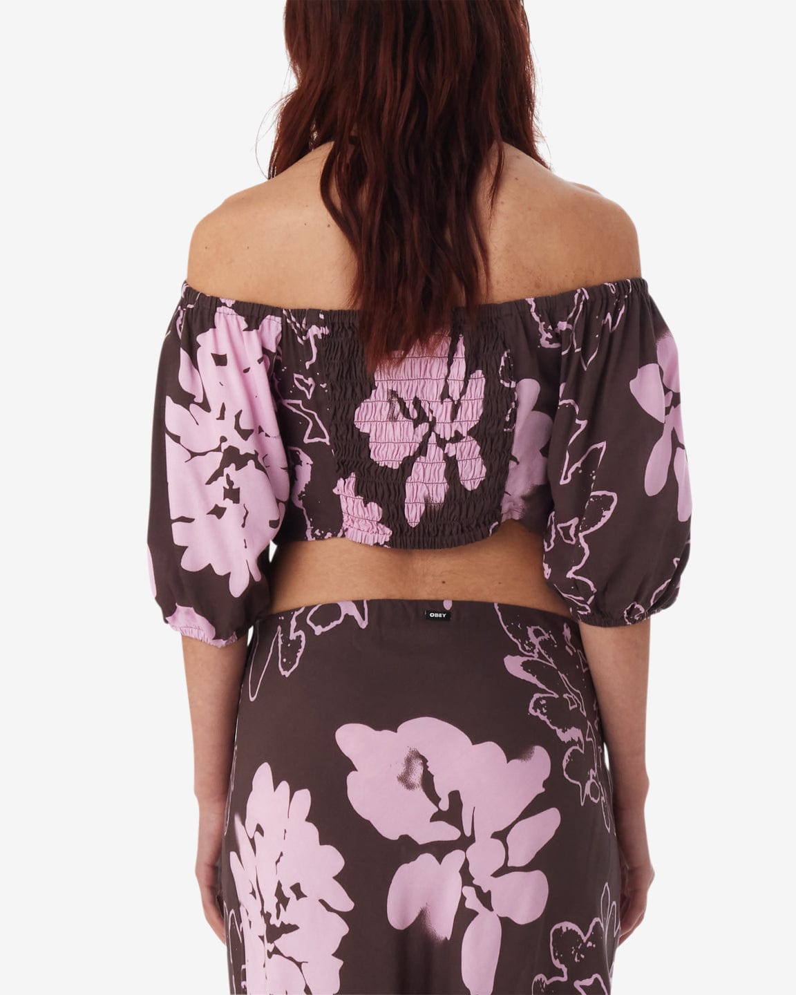 obey t-shirt Zinnia Cold Shoulder Top