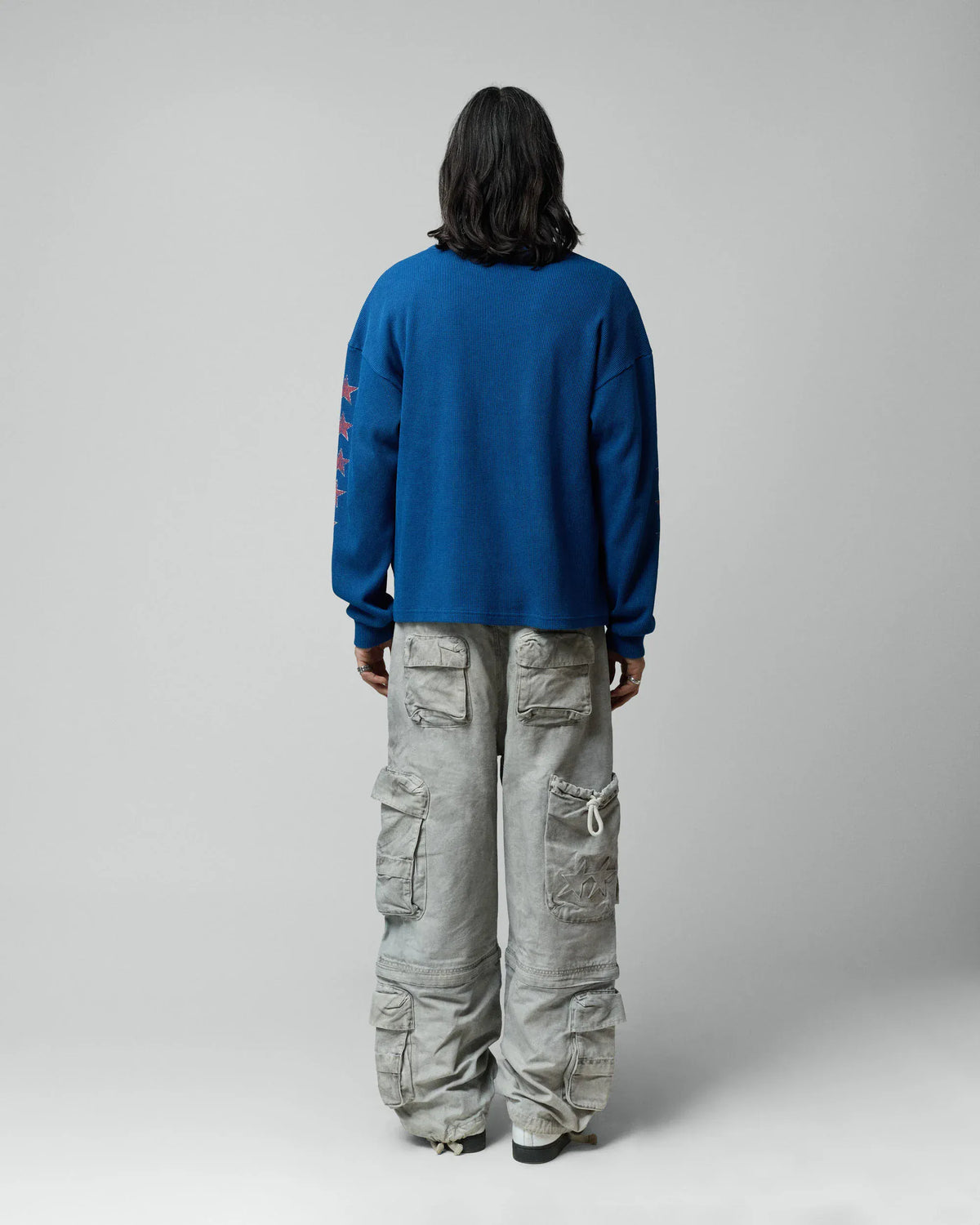 two jeys t-shirt Sterling Wafflle Long Sleeve