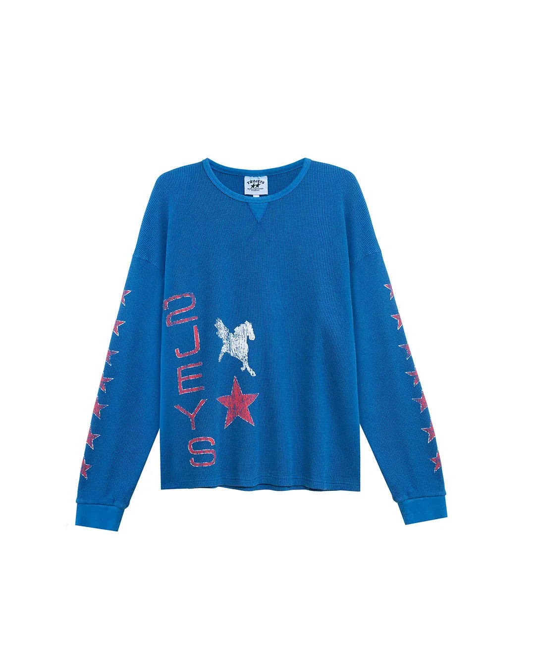 two jeys t-shirt Sterling Wafflle Long Sleeve