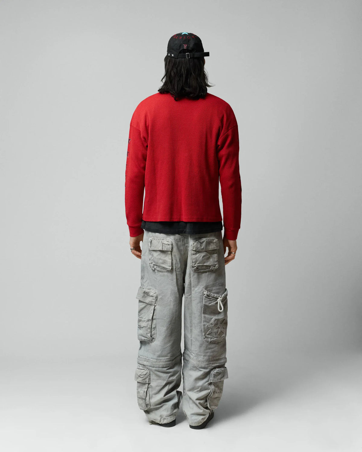 two jeys t-shirt Sterling Wafflle Long Sleeve