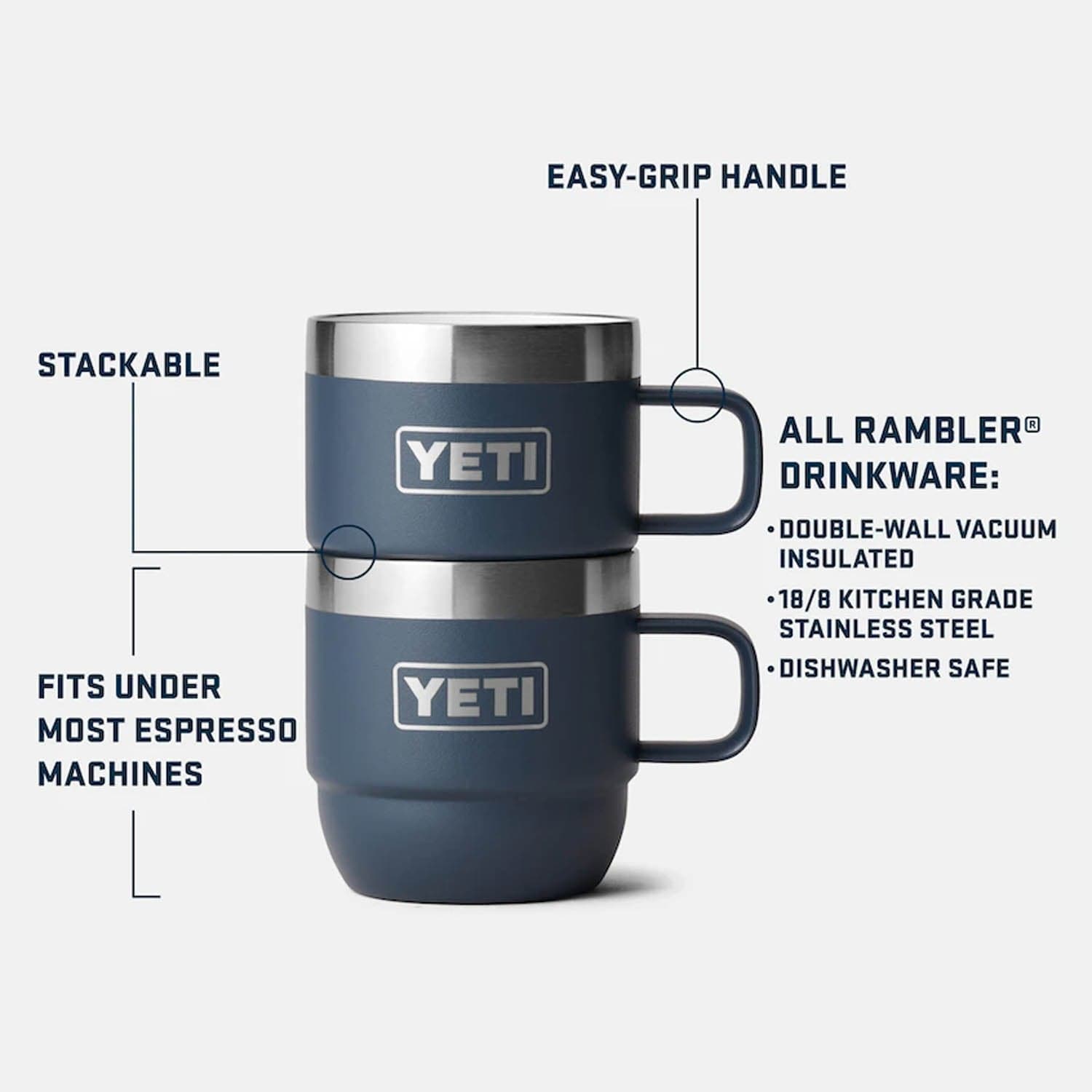 yeti tazze e bicchieri ESPRESSO 6OZ MUG 2 PK