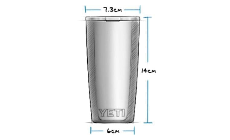 yeti tazze e bicchieri RAMBLER 10 OZ TUMBLER - NAVY