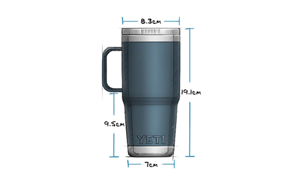 yeti tazze e bicchieri RAMBLER 20 OZ TRAVEL MUG