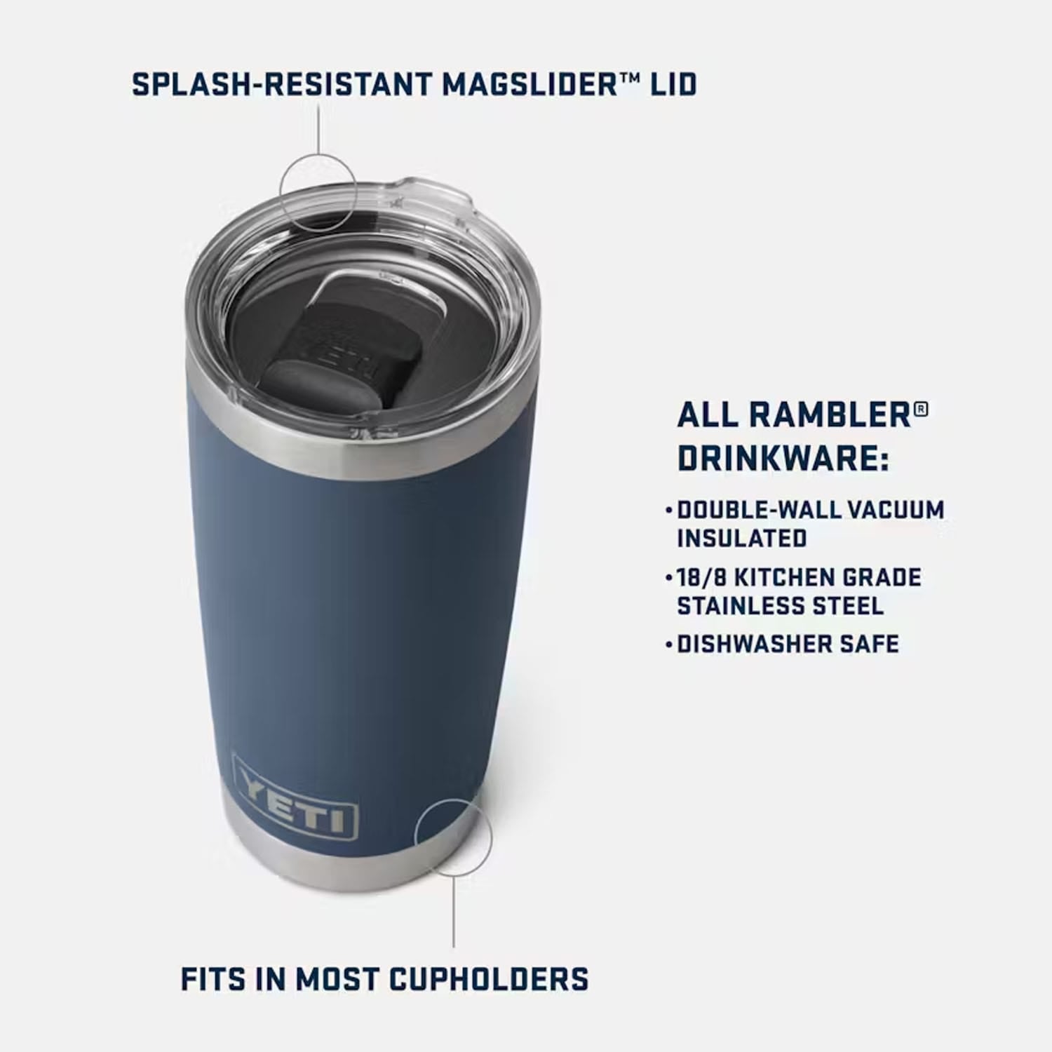 yeti tazze e bicchieri Rambler 20 Oz Tumbler Ms