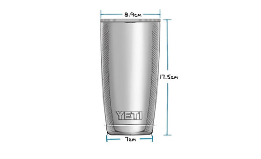 yeti Rambler Tumbler 20 Oz Black foto 5