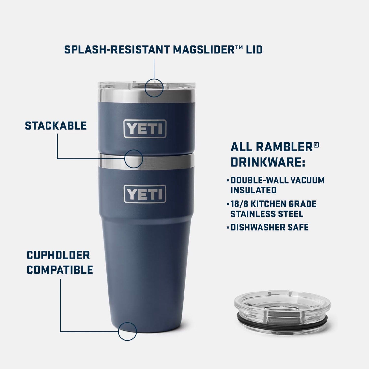 yeti tazze e bicchieri Single 20 Oz Stackable Cup