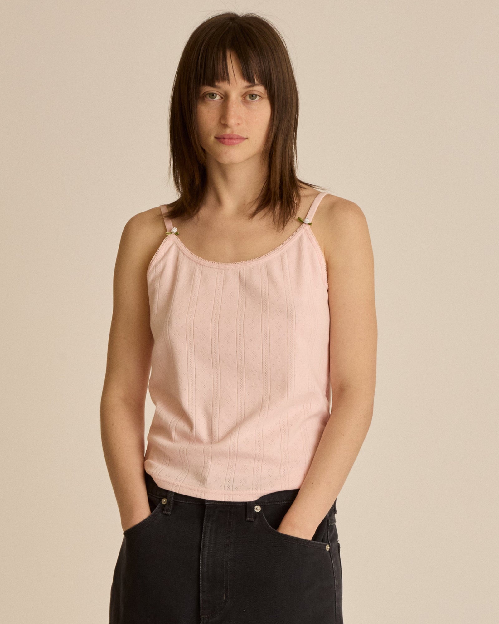 obey tops Rosaline Pointelle Tank