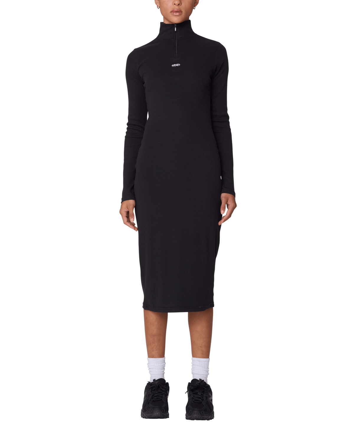 obey vestiti Malina Mock Neck Dress