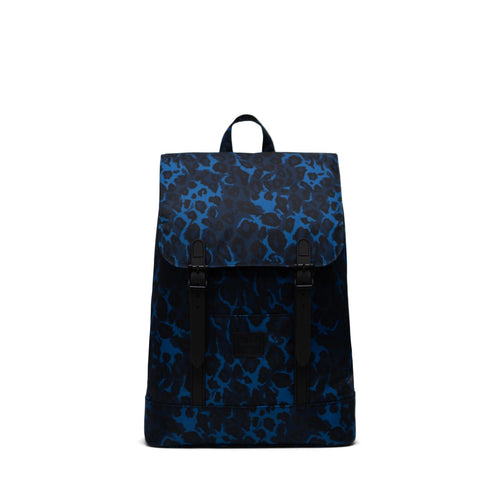 zaini herschel RETREAT SMALL - CHEETAH CAMO BRIGHT COBALT